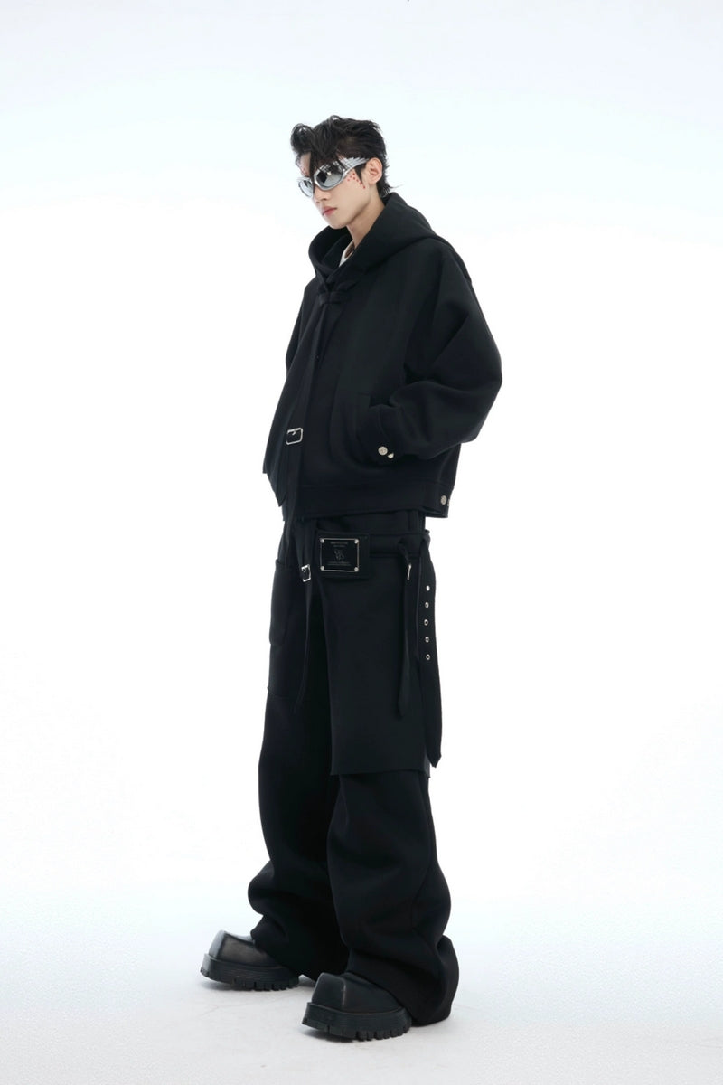Layered Ribbon Hoodie
