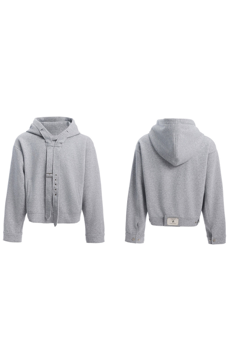 Layered Ribbon Hoodie