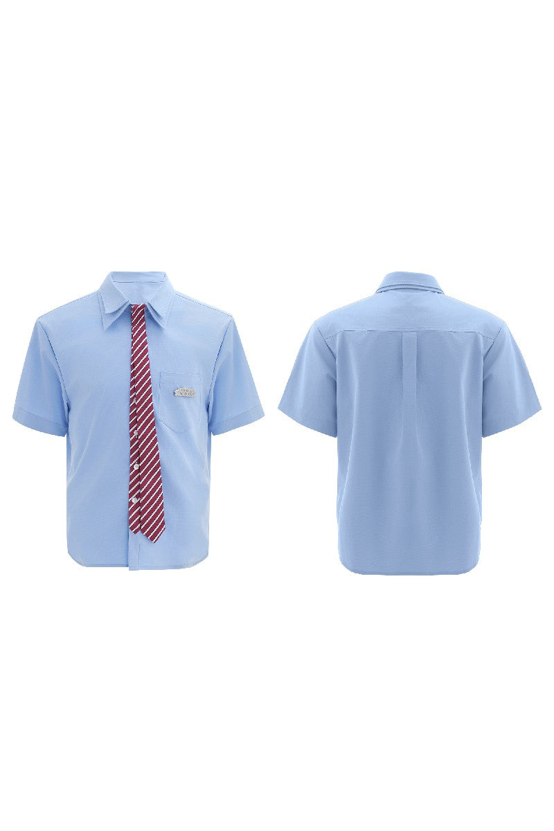 Vintage Tie Detail Shirt