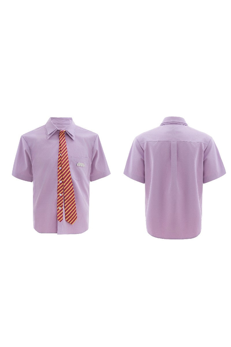 Vintage Tie Detail Shirt