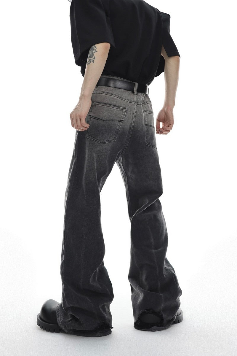 Gradient Flared Denim