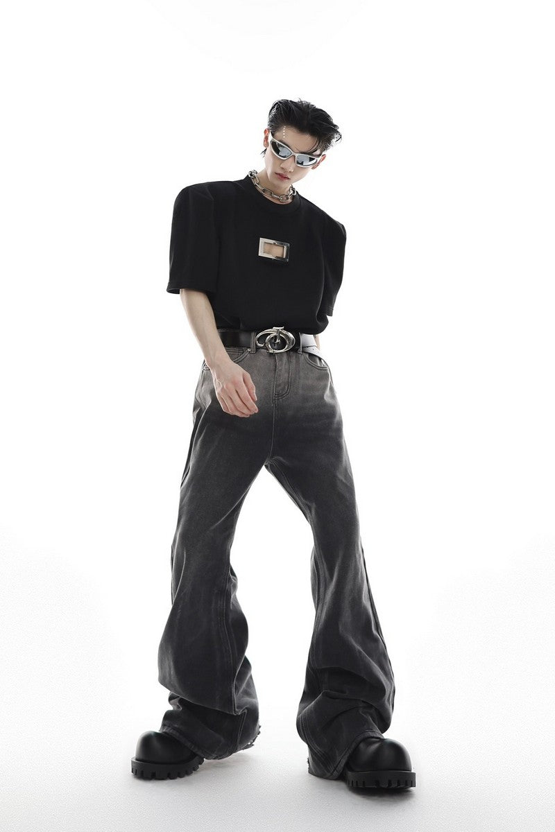 Gradient Flared Denim