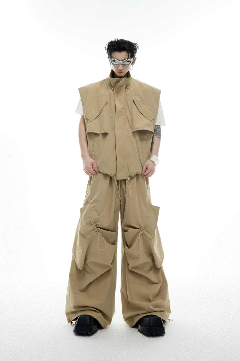 Drawstring Cargo Pants