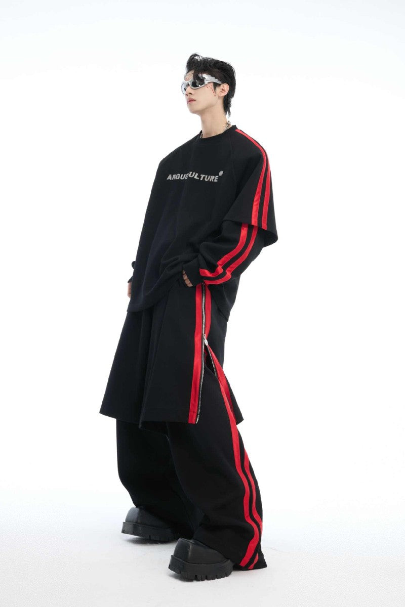 Colorblock Layered Sweatpants