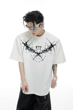 Studded Thistle Embroidery Tee
