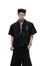 V-Neck Padded Track Shirt