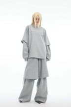 Colorblock Layered Sweatpants