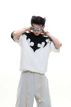 Burnout Rhinestone Cotton Tee