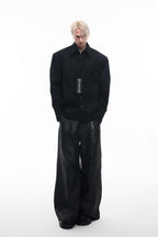 Embroidered Spine Deconstructed Shirt
