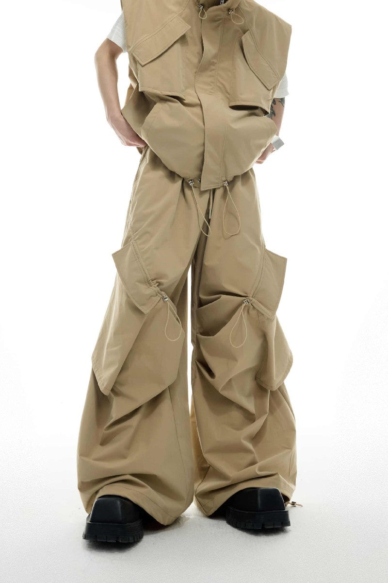 Drawstring Cargo Pants