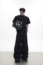 Deconstructed Buckle Shoulder Tee