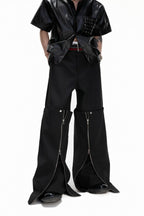 Deconstructed Layered Utility Pants