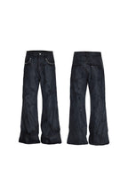 Waxed Studded Jeans