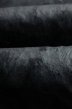 Waxed Black Studded Jeans