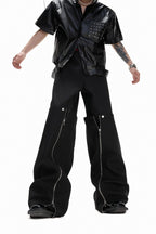 Deconstructed Layered Utility Pants