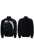 Jungle Knit High Neck Cardigan