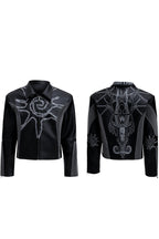 Deconstructed Studded Jacket