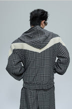 Reversible Houndstooth Pearl Jacket