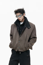 Textured Layered Jacket