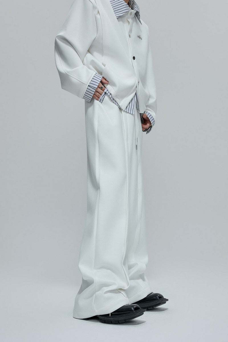 Striped Layered Sweatpants