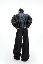 Deconstructed Studded Jacket