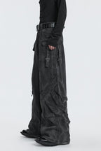 Vintage Cargo Denim Pants