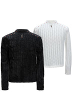 Embellished Padded Shoulder Long Sleeve