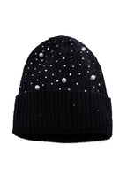 Pearl Knit Fuzzy Winter Beanie
