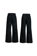 Waxed Black Studded Jeans