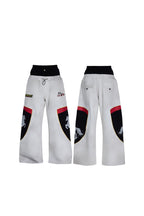 Washed Racing Baggy Sweatpants