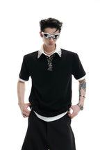 Double Layer Pin Detail Polo