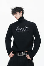 Modal Wool Mock Neck Sweater