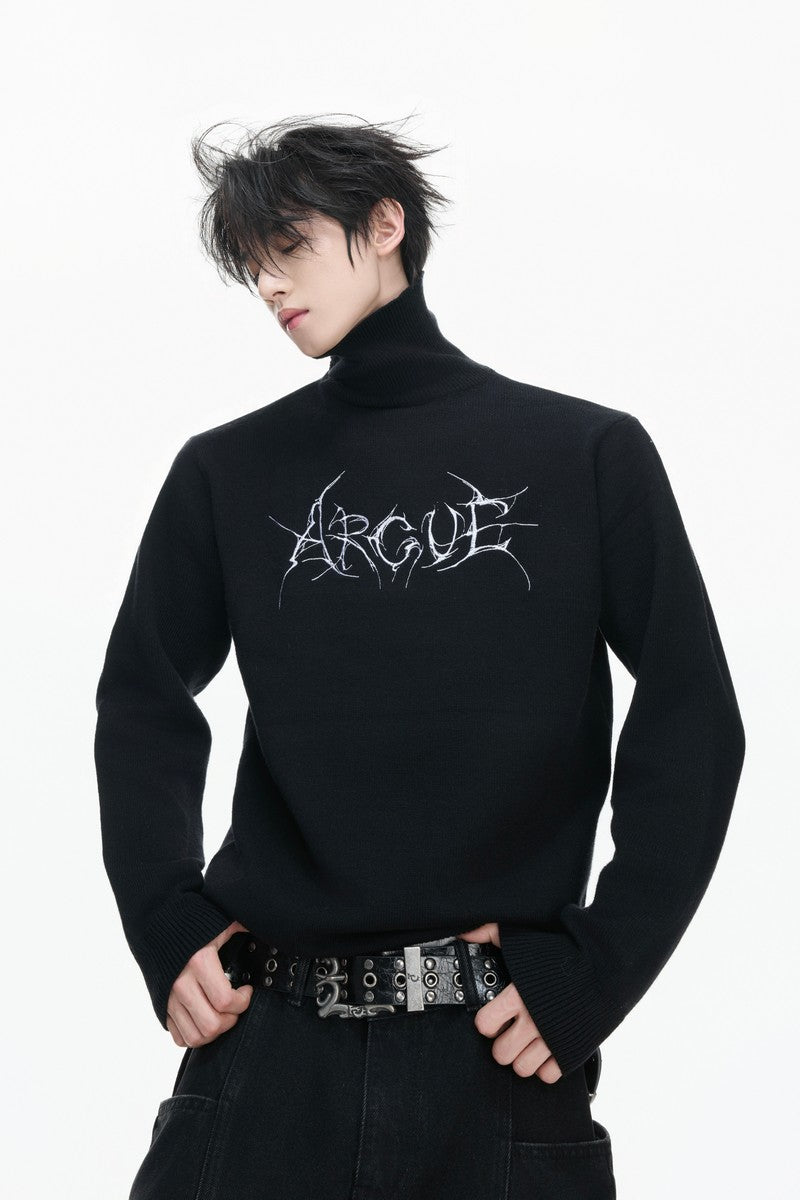 Modal Wool Mock Neck Sweater