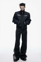 Colorblock Deconstructed Trousers