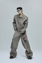Pearl Plaid Trousers