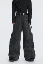 Vintage Cargo Denim Pants