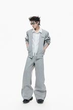 Layered Pleated Trousers