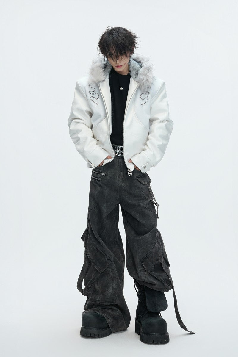 Croc Hooded Puffer Jacket