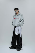 Beaded Embroidered Oversized Hoodie