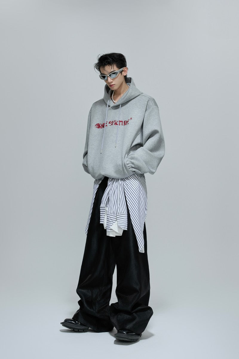 Beaded Embroidered Oversized Hoodie