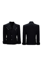 Braided Double Breasted Blazer