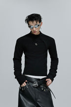 Deconstructed Fitted Long Sleeve Tee