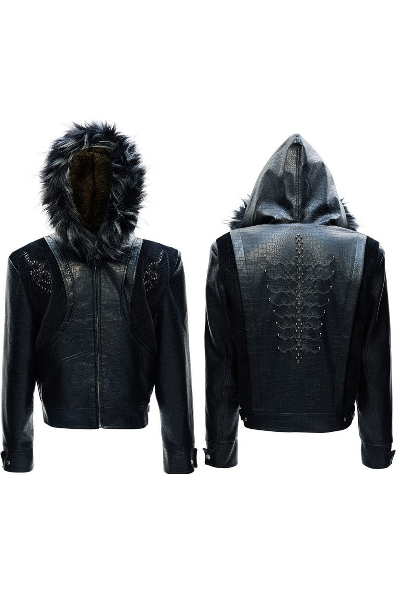 Croc Hooded Puffer Jacket