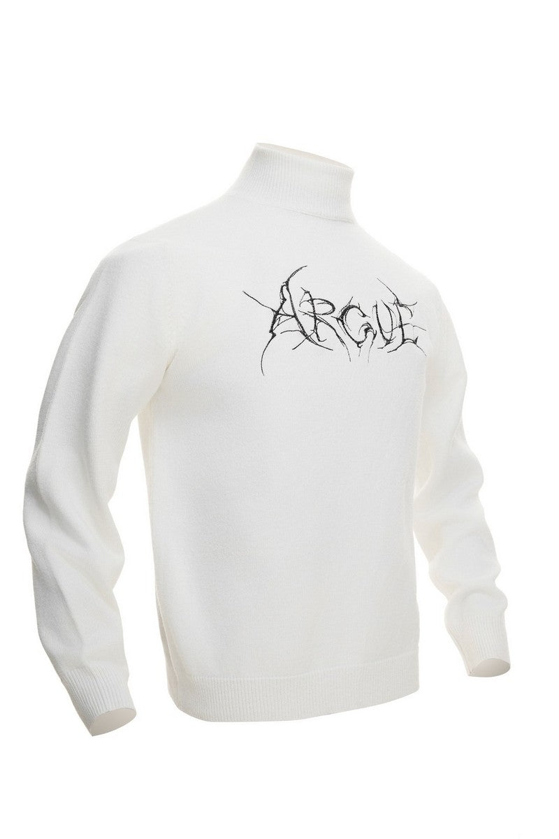 Modal Wool Mock Neck Sweater