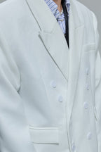 Waffle Textured Pearl Blazer