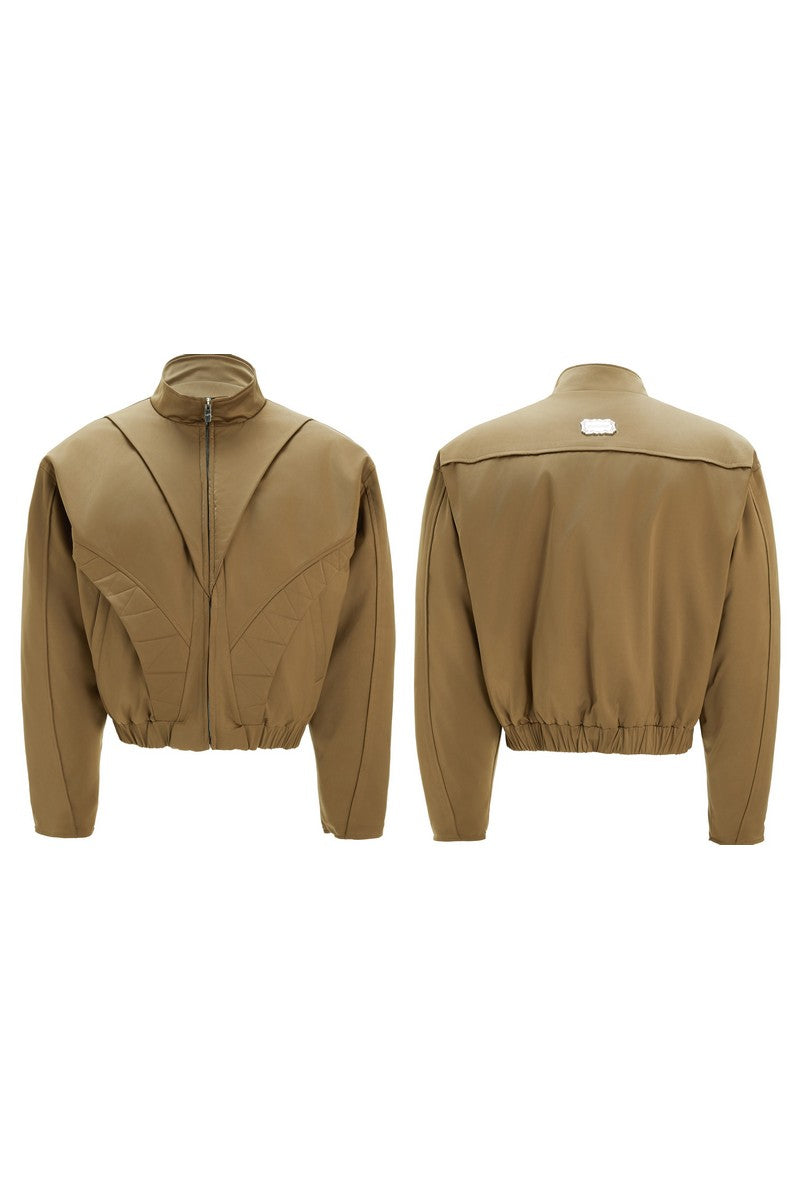 Deconstructed Padded Bomber Jacket