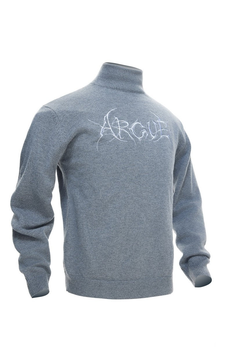 Modal Wool Mock Neck Sweater