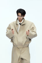 Washed Harrington Jacket Set
