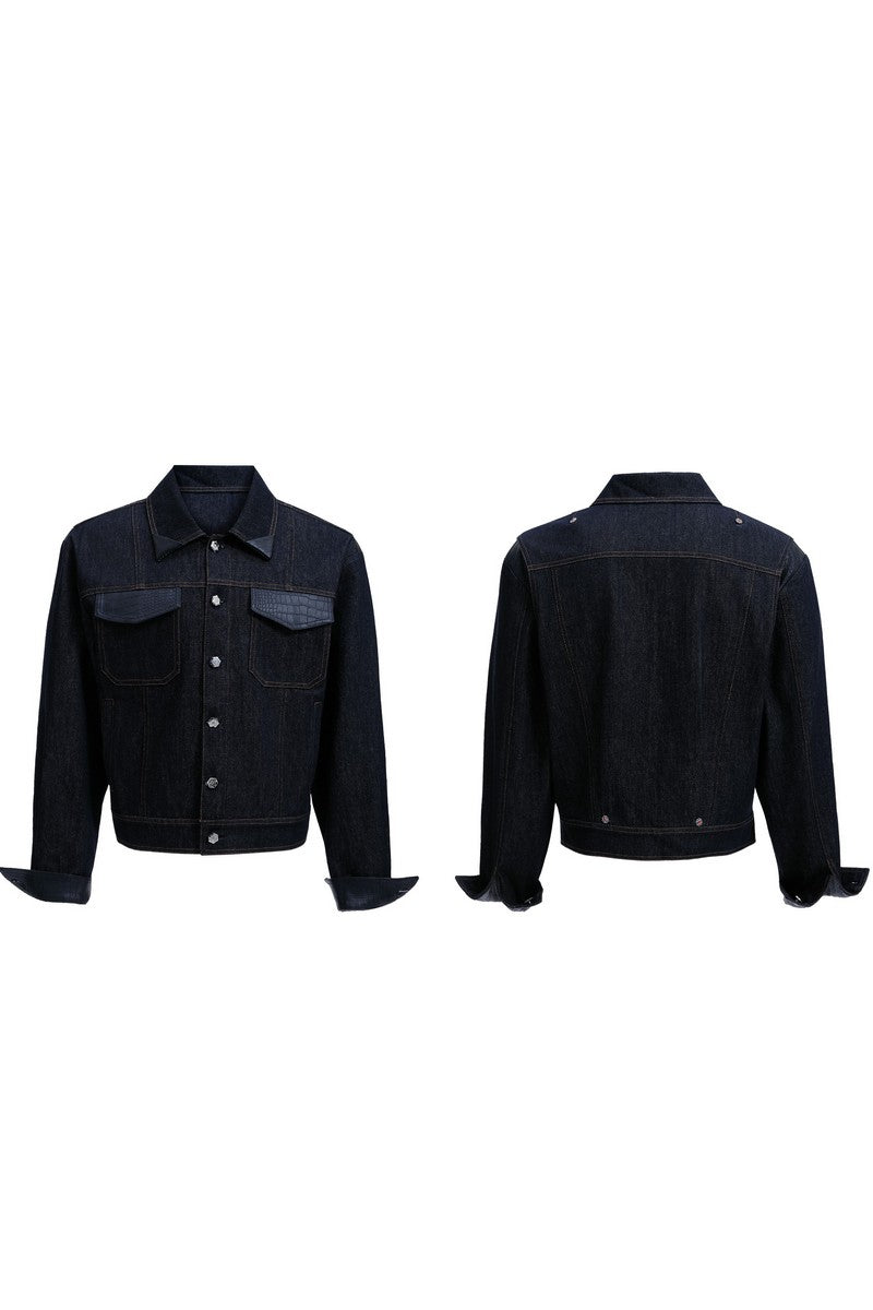 Croc Patch Denim Jacket