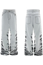 Washed Tie Dye Jeans